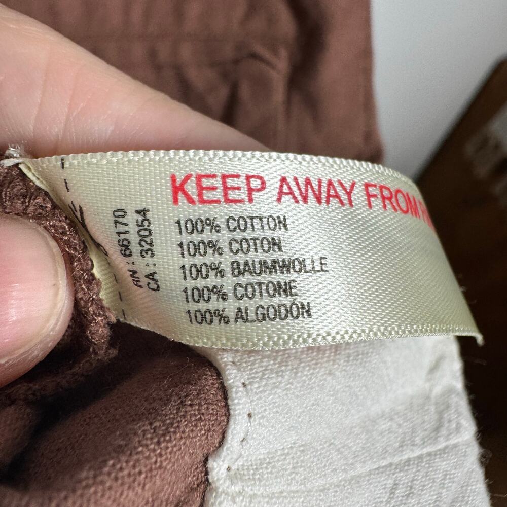 Free People St. Tropez Tunic Mini Dress Women L Umber Earth Combo Boho Coastal - Picture 7 of 8